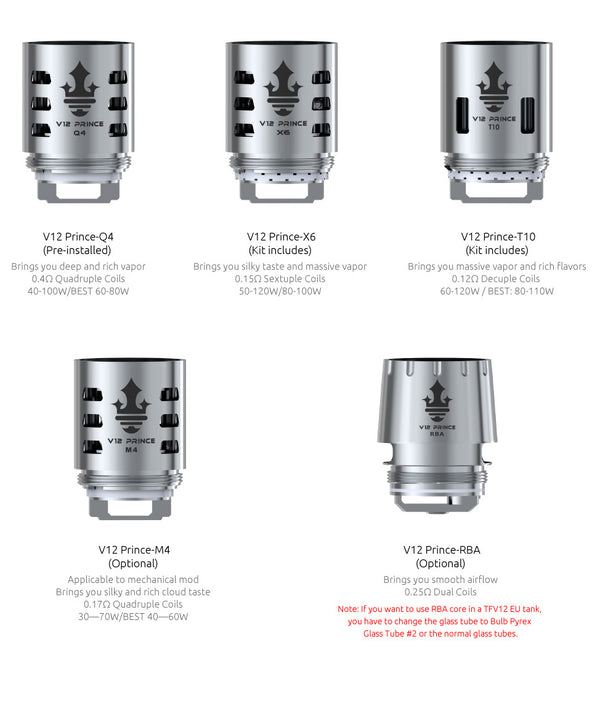 SMOK TFV12 Prince Replacement Coil Canada, Calgary, Edmonton ecig electronic cigarette clearomizer - CoolVape.ca SMOK TFV12 Prince Replacement Coil Canada, Calgary, Edmonton ecig electronic cigarette clearomizer - CoolVape.ca