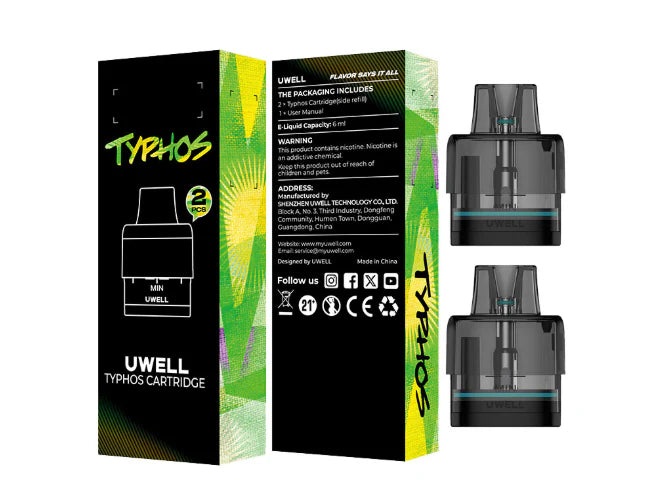 UWELL TYPHOS REPLACEMENT POD (2 PACK)