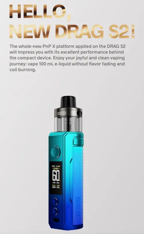 Voopoo Drag S2 Mod Pod Kit 60W 5mL Canada, Calgary, Edmonton ecig and vape hardware - CoolVape.ca Voopoo Drag S2 Mod Pod Kit 60W 5mL Canada, Calgary, Edmonton ecig and vape hardware - CoolVape.ca