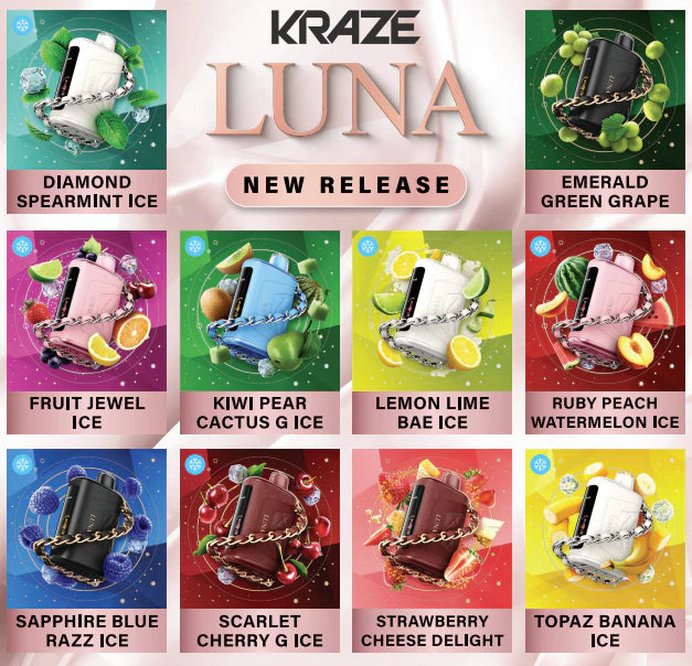 Kraze Luna 42k 20mg/20ml Canada, Calgary, Edmonton ecig and vape hardware - CoolVape.ca Kraze Luna 42k 20mg/20ml Canada, Calgary, Edmonton ecig and vape hardware - CoolVape.ca