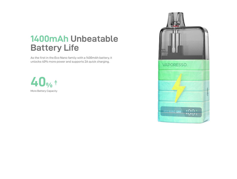 VAPORESSO ECO NANO PLUS POD KIT Canada, Calgary, Edmonton ecig and vape hardware - CoolVape.ca VAPORESSO ECO NANO PLUS POD KIT Canada, Calgary, Edmonton ecig and vape hardware - CoolVape.ca