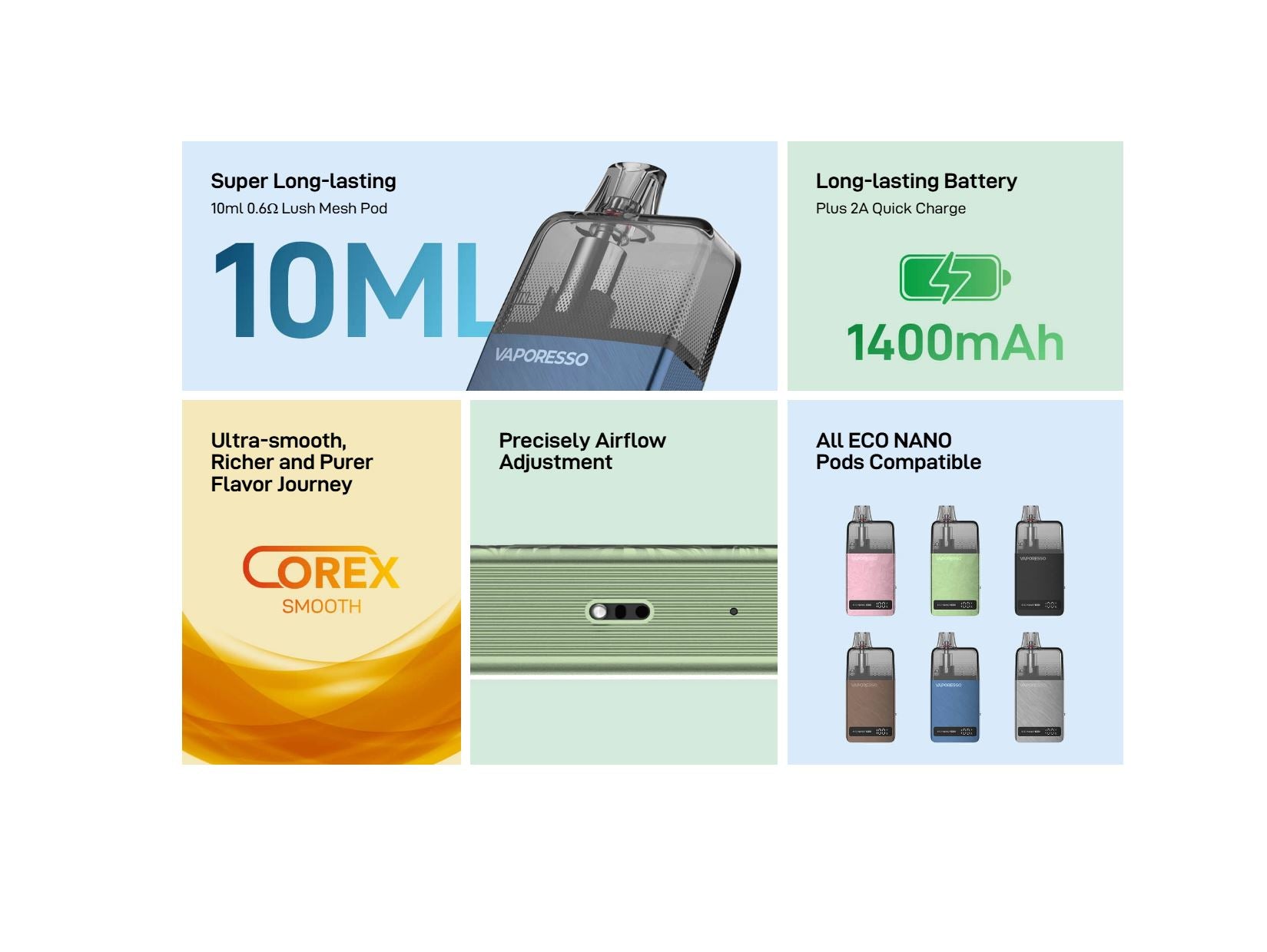 VAPORESSO ECO NANO PLUS POD KIT Canada, Calgary, Edmonton ecig and vape hardware - CoolVape.ca VAPORESSO ECO NANO PLUS POD KIT Canada, Calgary, Edmonton ecig and vape hardware - CoolVape.ca