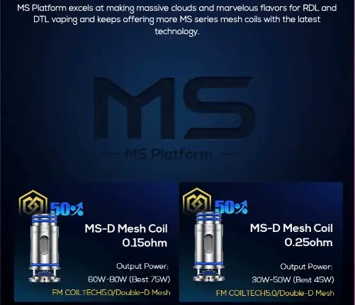 Freemax MS/MS-D Mesh Replacement Coils