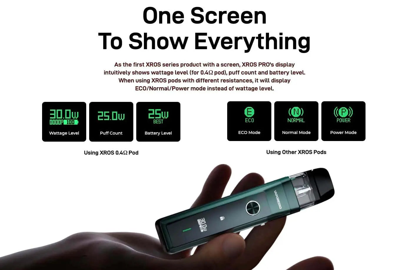 VAPORESSO XROS PRO POD KIT