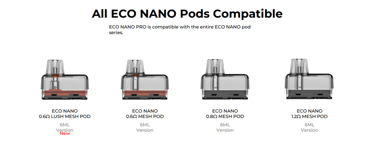 Vaporesso Eco Nano PRO Open Pod Kit 6mL