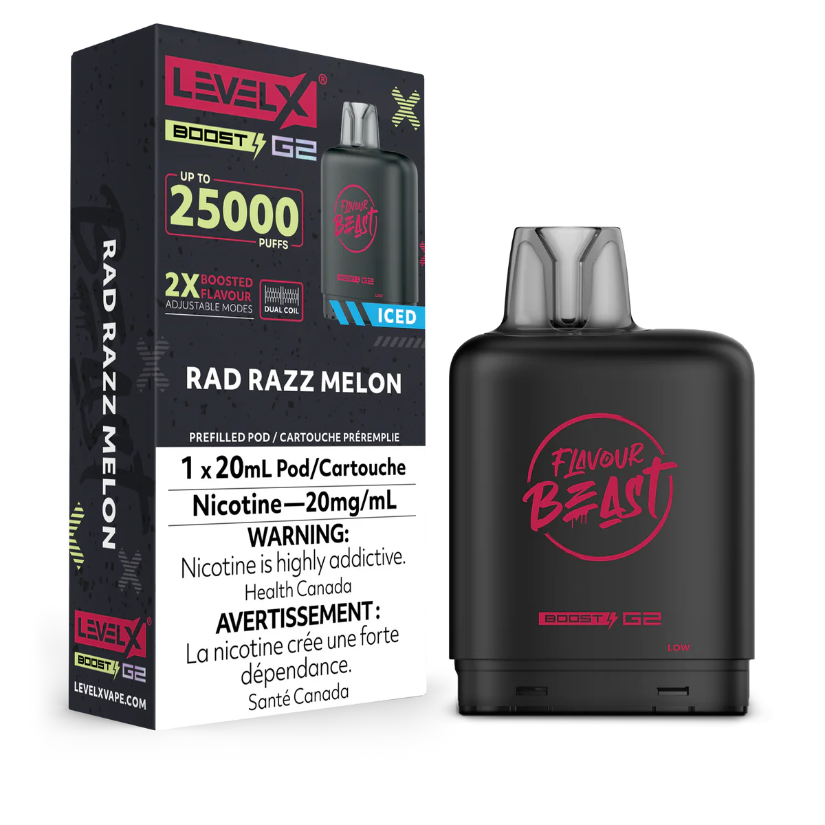 Level X Flavour Beast Boost Pod 25K/20mg/20mL