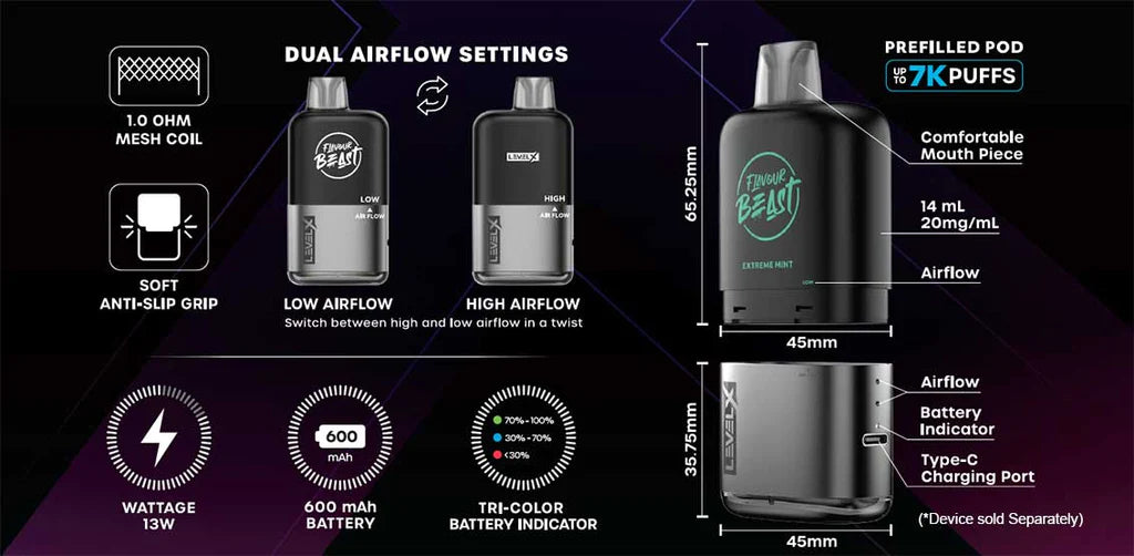 Flavour Beast Level X Device/Battery Canada, Calgary, Edmonton ecig and vape hardware - CoolVape.ca Flavour Beast Level X Device/Battery Canada, Calgary, Edmonton ecig and vape hardware - CoolVape.ca