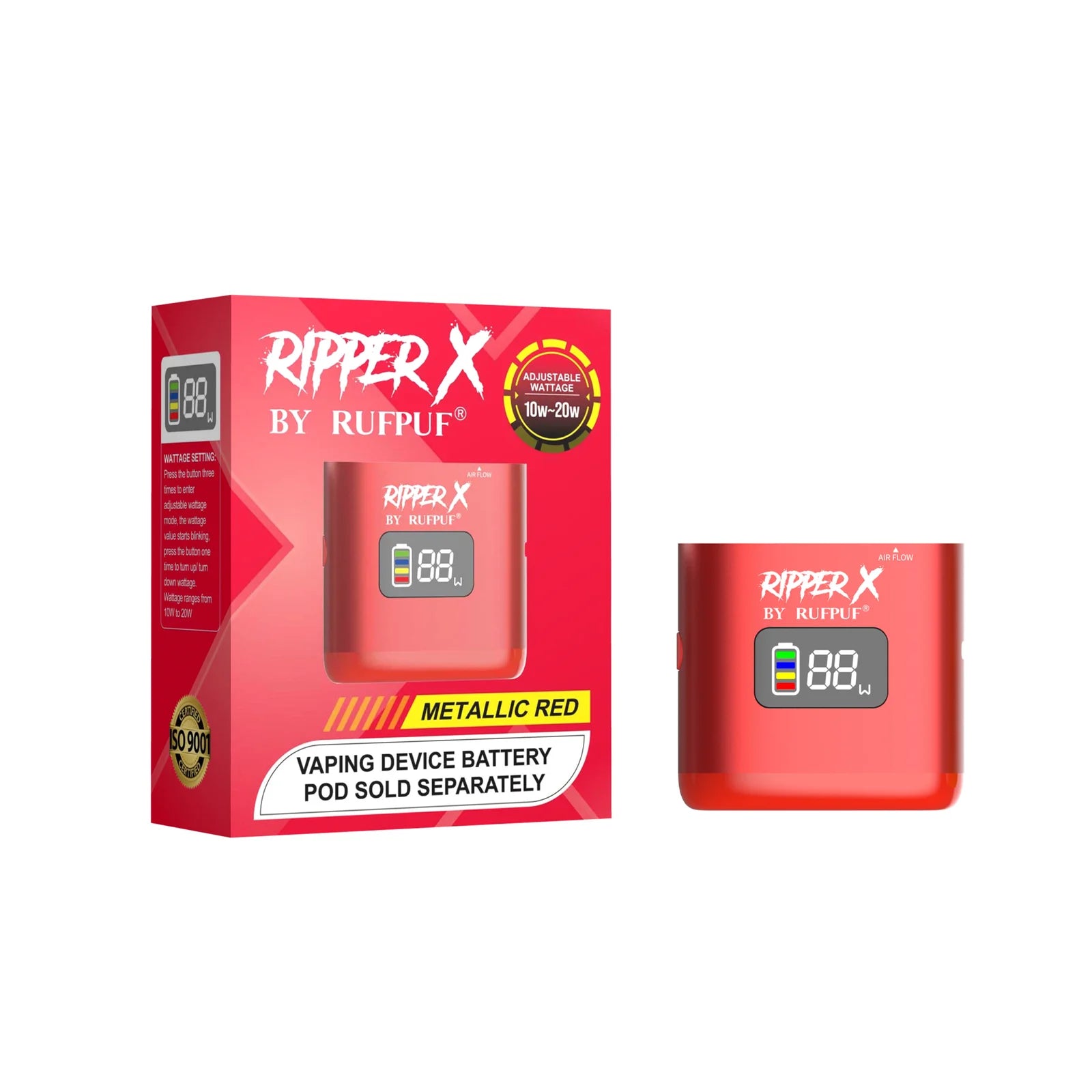 G-Core Ripper X Ultra Battery 1000 mAh Canada, Calgary, Edmonton ecig and vape hardware - CoolVape.ca G-Core Ripper X Ultra Battery 1000 mAh Canada, Calgary, Edmonton ecig and vape hardware - CoolVape.ca