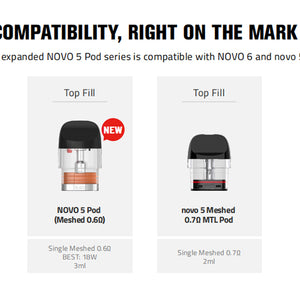 SMOK NOVO 5/6 REPLACEMENT POD (3 PACK)