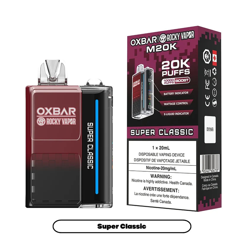 OXBAR M20K Nicotine Free 0mg/20ml