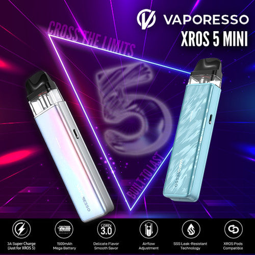 VAPORESSO XROS 5 MINI POD KIT Canada, Calgary, Edmonton ecig and vape hardware - CoolVape.ca VAPORESSO XROS 5 MINI POD KIT Canada, Calgary, Edmonton ecig and vape hardware - CoolVape.ca