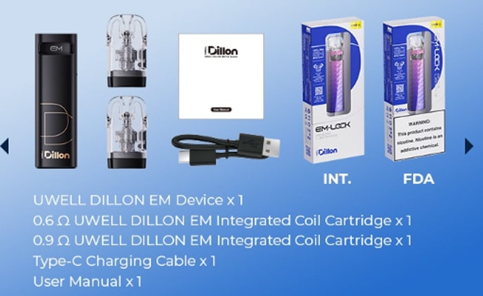 UWELL DILLON EM POD KIT Canada, Calgary, Edmonton ecig and vape hardware - CoolVape.ca UWELL DILLON EM POD KIT Canada, Calgary, Edmonton ecig and vape hardware - CoolVape.ca