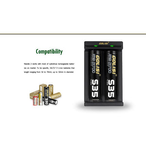 Golisi S2 2.0A Smart Charger with LCD Screen