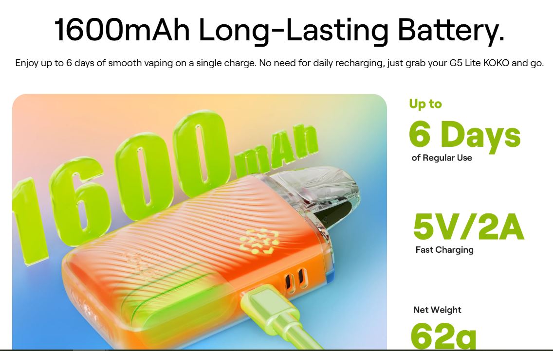 UWELL CALIBURN G5 LITE KOKO POD KIT