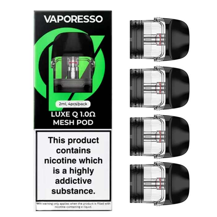 Vaporesso LUXE QS Cartridge (Pod) 4PCS/Pack Canada, Calgary, Edmonton ecig and vape hardware - CoolVape.ca Vaporesso LUXE QS Cartridge (Pod) 4PCS/Pack Canada, Calgary, Edmonton ecig and vape hardware - CoolVape.ca