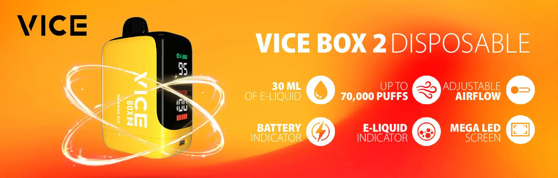 VICE BOX 2 Disposable 70k/30ml/20mg