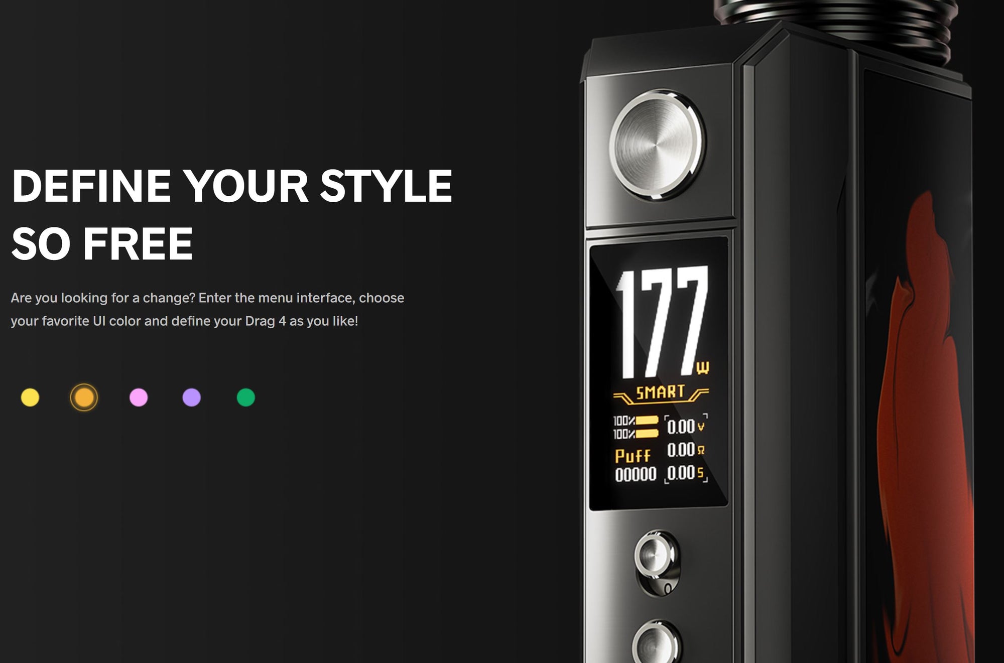 VooPoo Drag 4 Box Mod 177W Canada, Calgary, Edmonton ecig and vape hardware - CoolVape.ca VooPoo Drag 4 Box Mod 177W Canada, Calgary, Edmonton ecig and vape hardware - CoolVape.ca