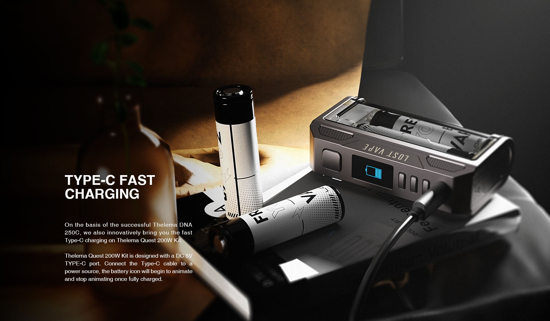 Lost Vape Thelema Quest Box Mod 200W