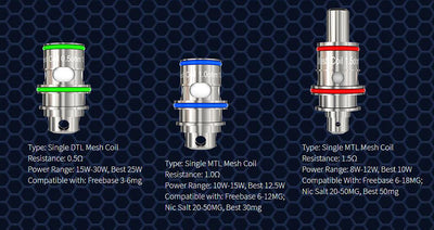 Freemax 22 Replacement Coils