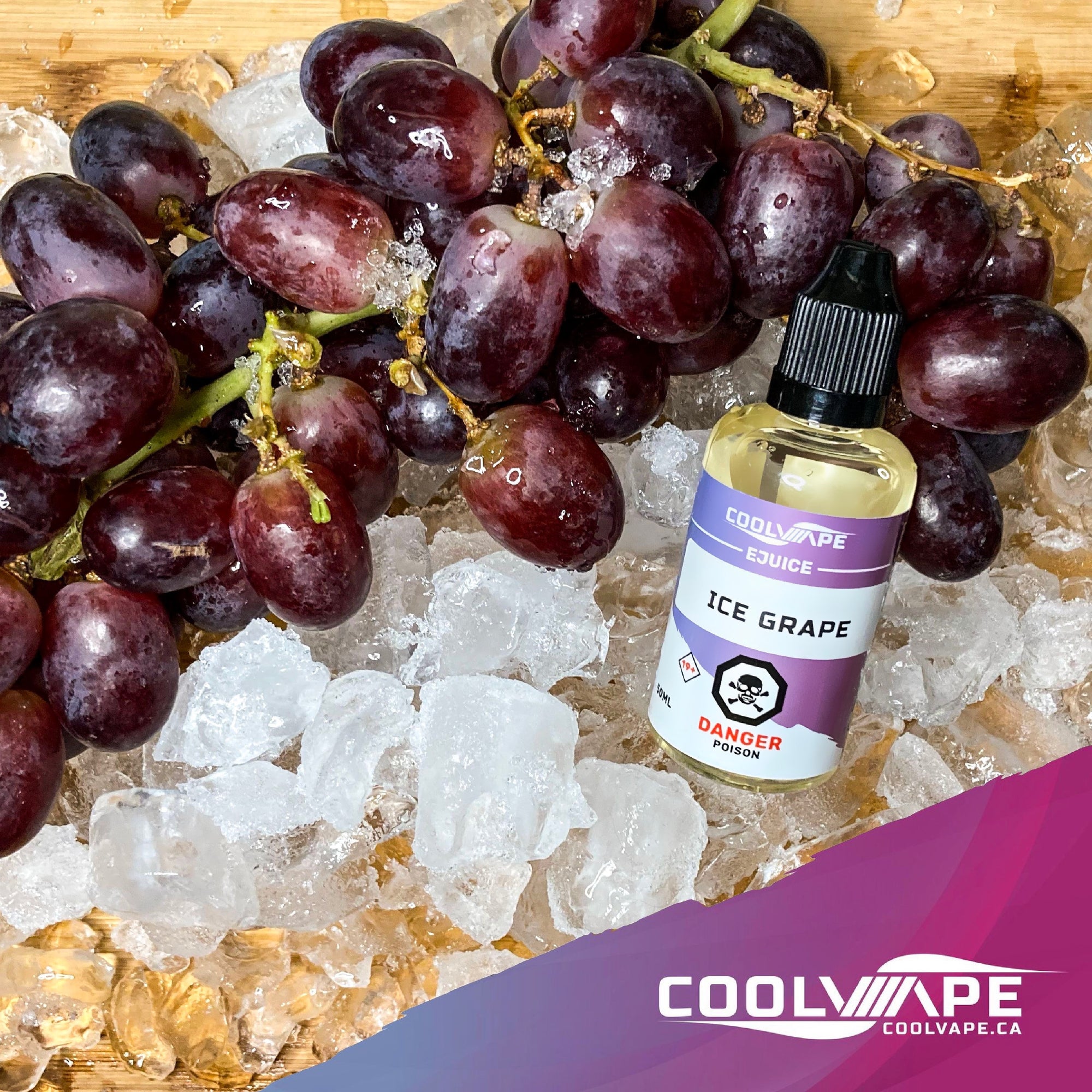 Ice Grape Canada, Calgary, Edmonton nicotine eJuice e Liquid e Juice - CoolVape.ca Ice Grape Canada, Calgary, Edmonton nicotine eJuice e Liquid e Juice - CoolVape.ca