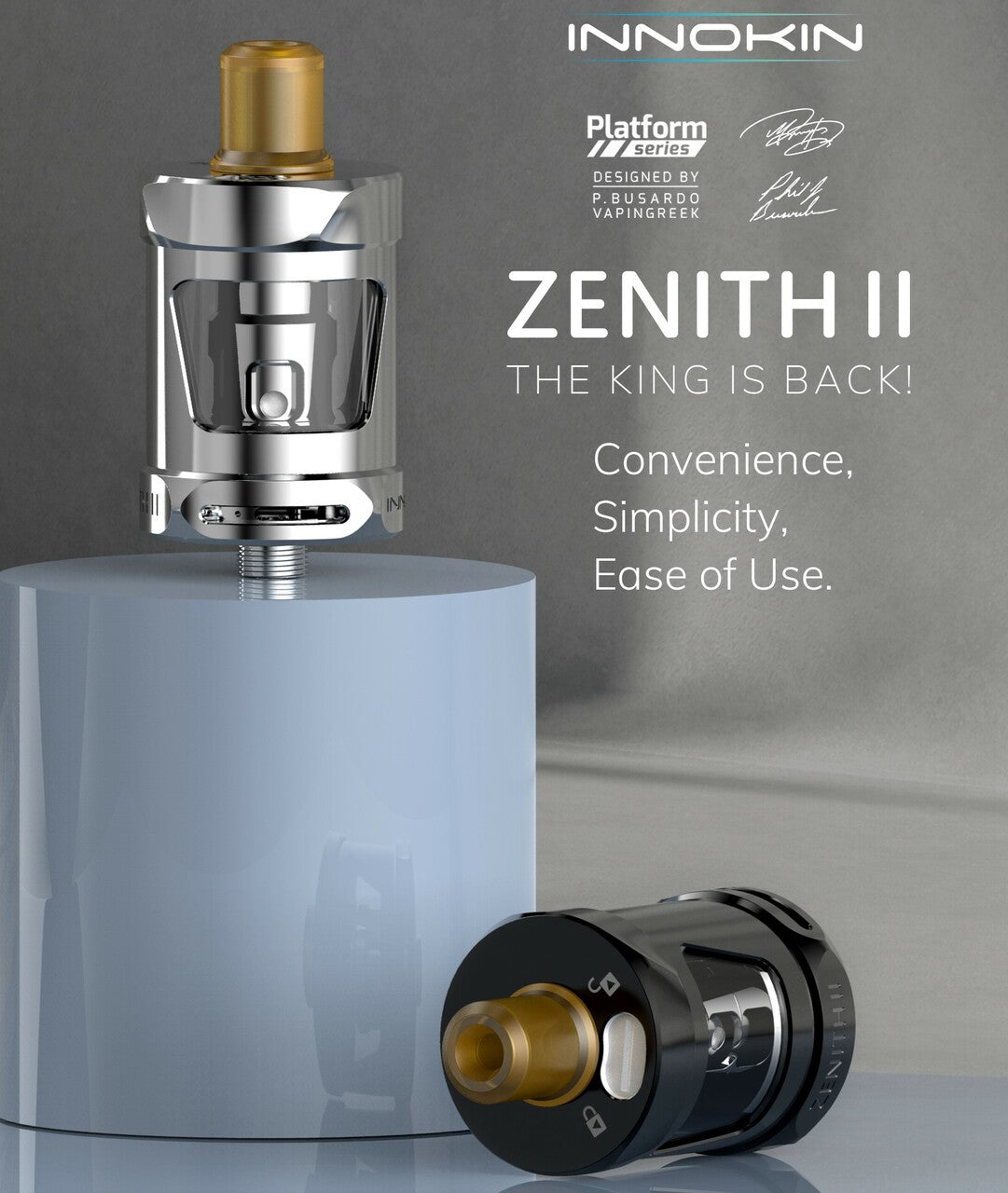 Innokin Zenith II 5.5ml Tank Canada, Calgary, Edmonton ecig and vape hardware - CoolVape.ca Innokin Zenith II 5.5ml Tank Canada, Calgary, Edmonton ecig and vape hardware - CoolVape.ca
